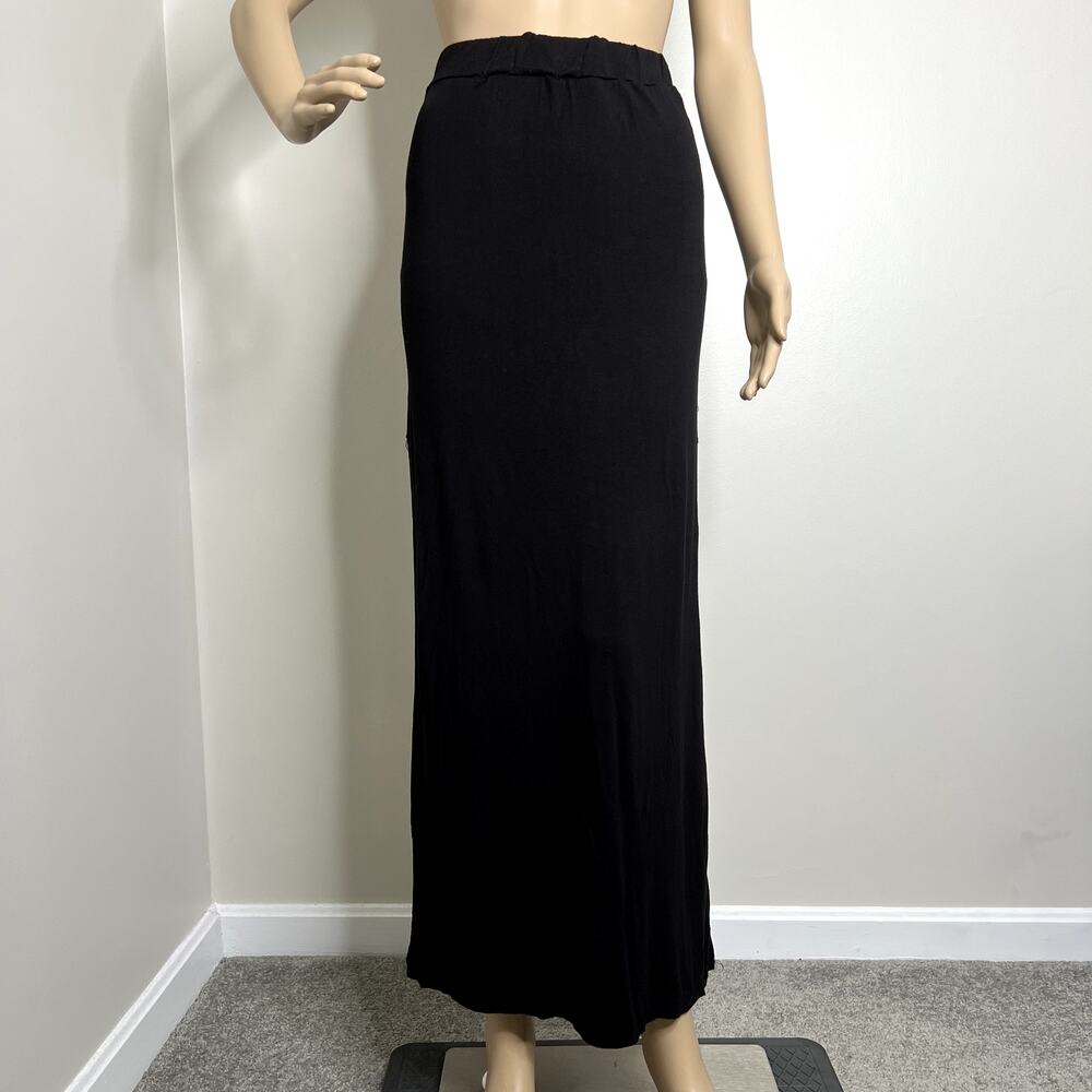 Forever 21 Black High Waist Maxi Skirt